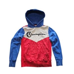 Champion Todd Snyder Red and Blue Hoodie
